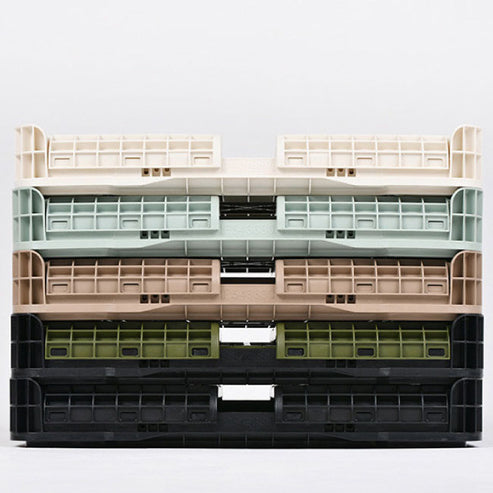 Front-Opening Foldable Crate (48L)